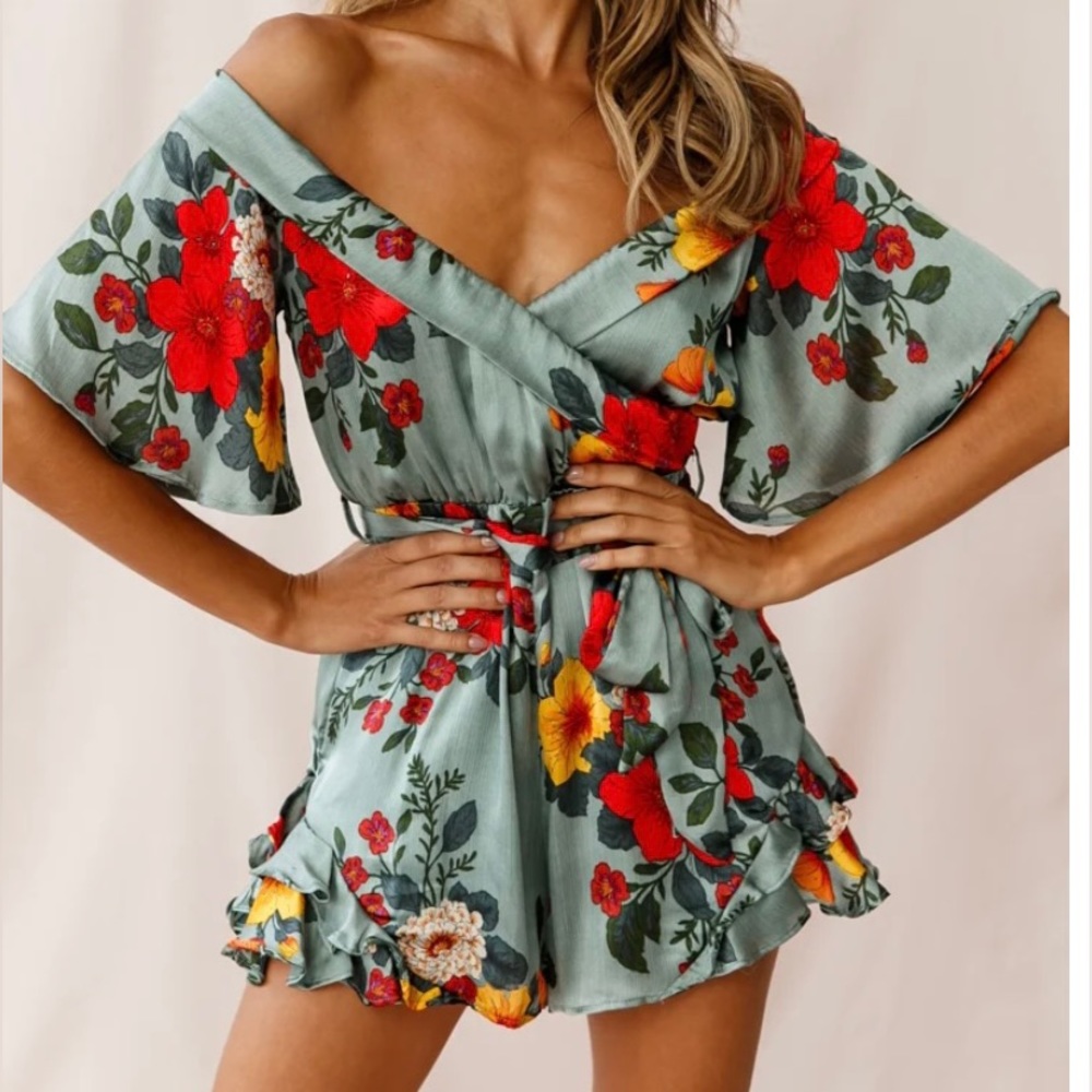 Ambrosia Off Shoulder Romper